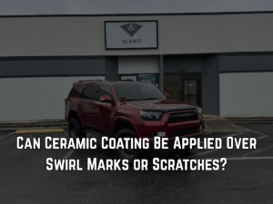 Can Ceramic Coating Be Applied Over Swirl Marks or Scratches?